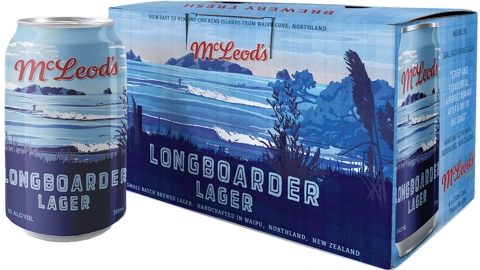 Longboarder Lager 330ml cans