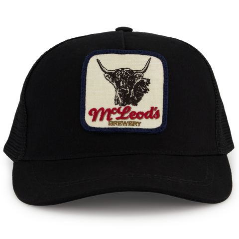 McLeod's Patch Trucker Cap - BLACK