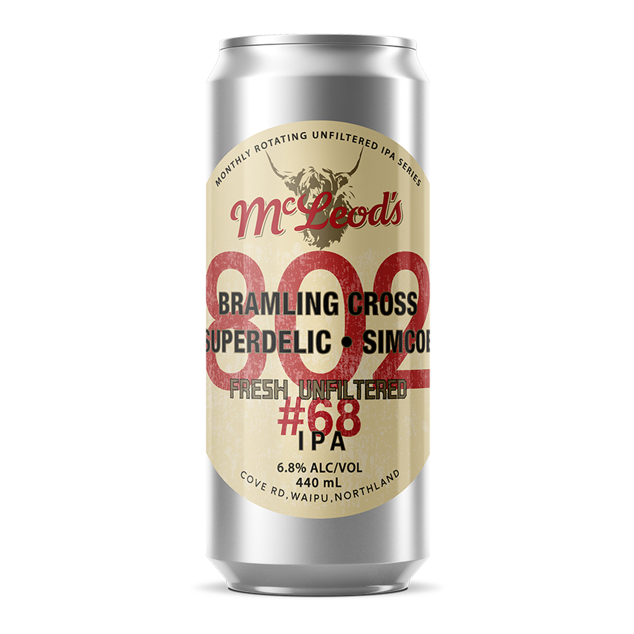 802 #68 Unfiltered IPA