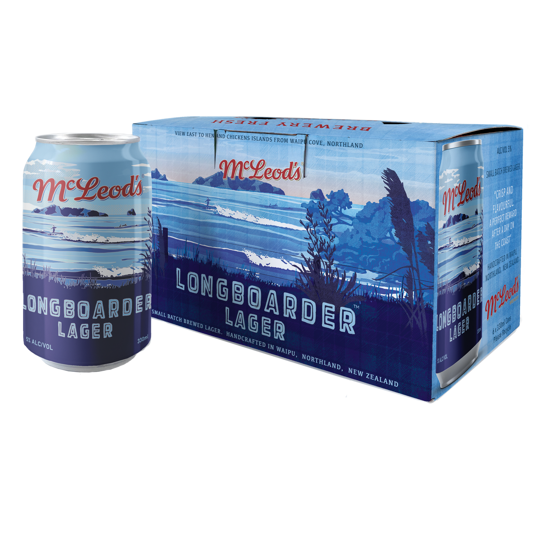 Longboarder Lager 330ml cans