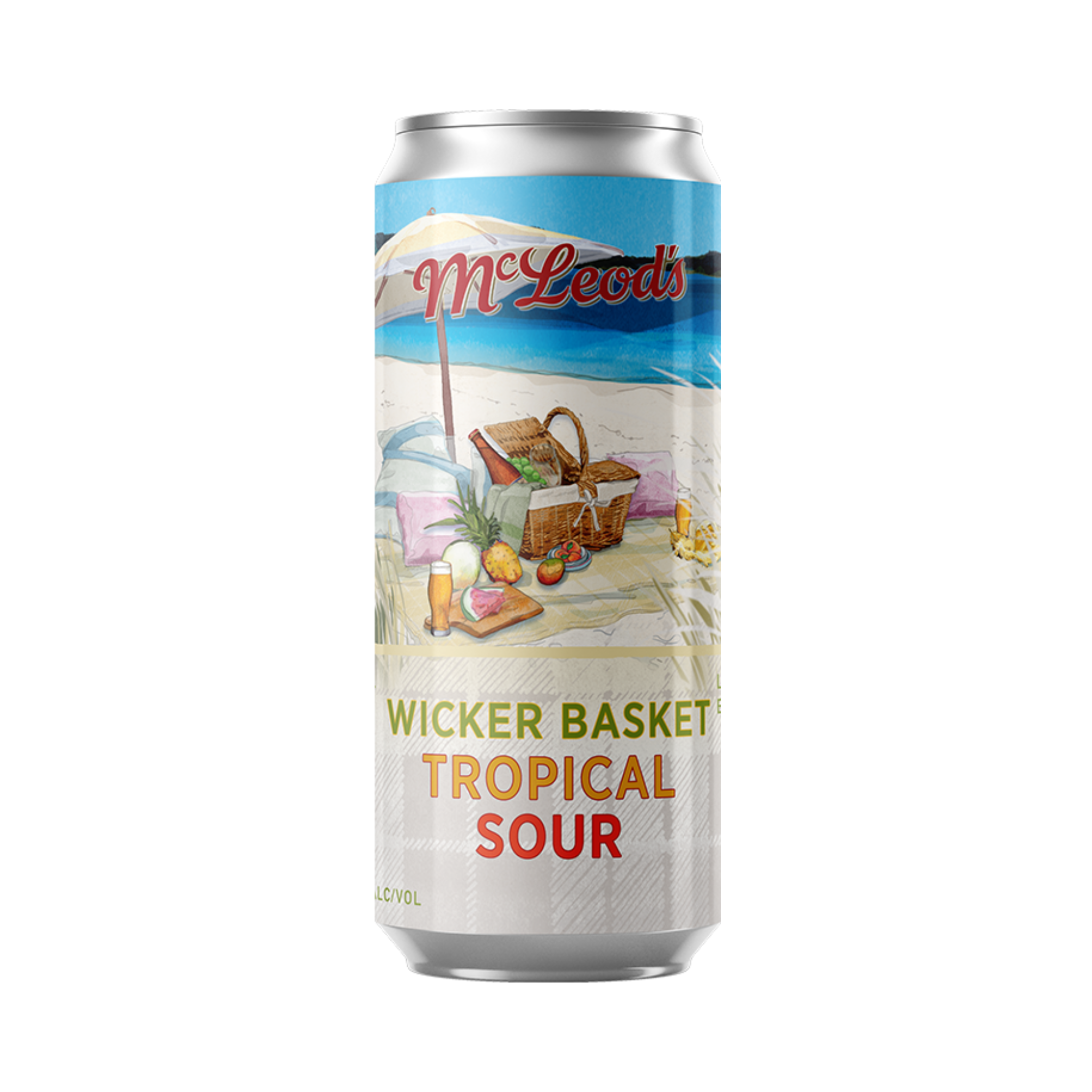 Wicker Basket Tropical Sour