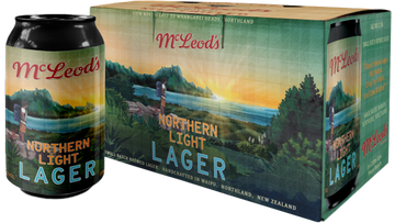 Northern Light Lager 330ml can x 6 Pack