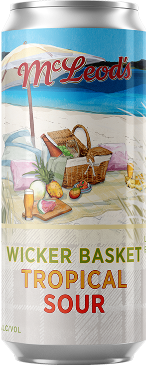Wicker Basket Tropical Sour