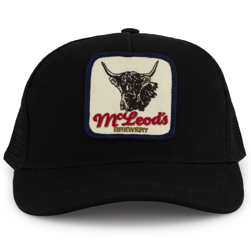 McLeod's Patch Trucker Cap - BLACK